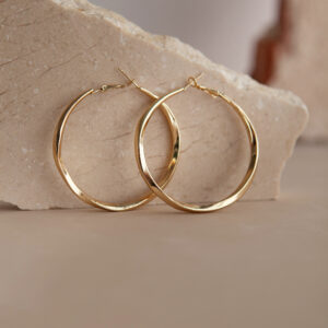 Beautiful gold earrings