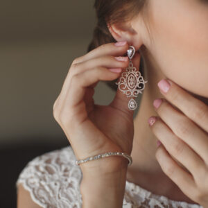 Beautiful diamond earrings