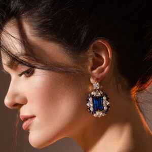 sapphire gemstone earrings