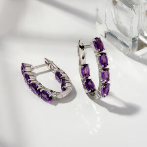 Beautiful gemstone earrings