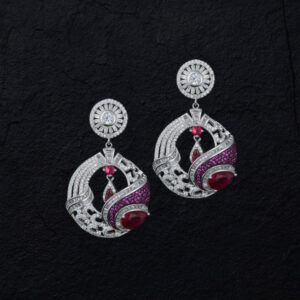 Fancy pearl earrings
